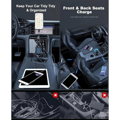 Fast Charge Retractable Car Charger